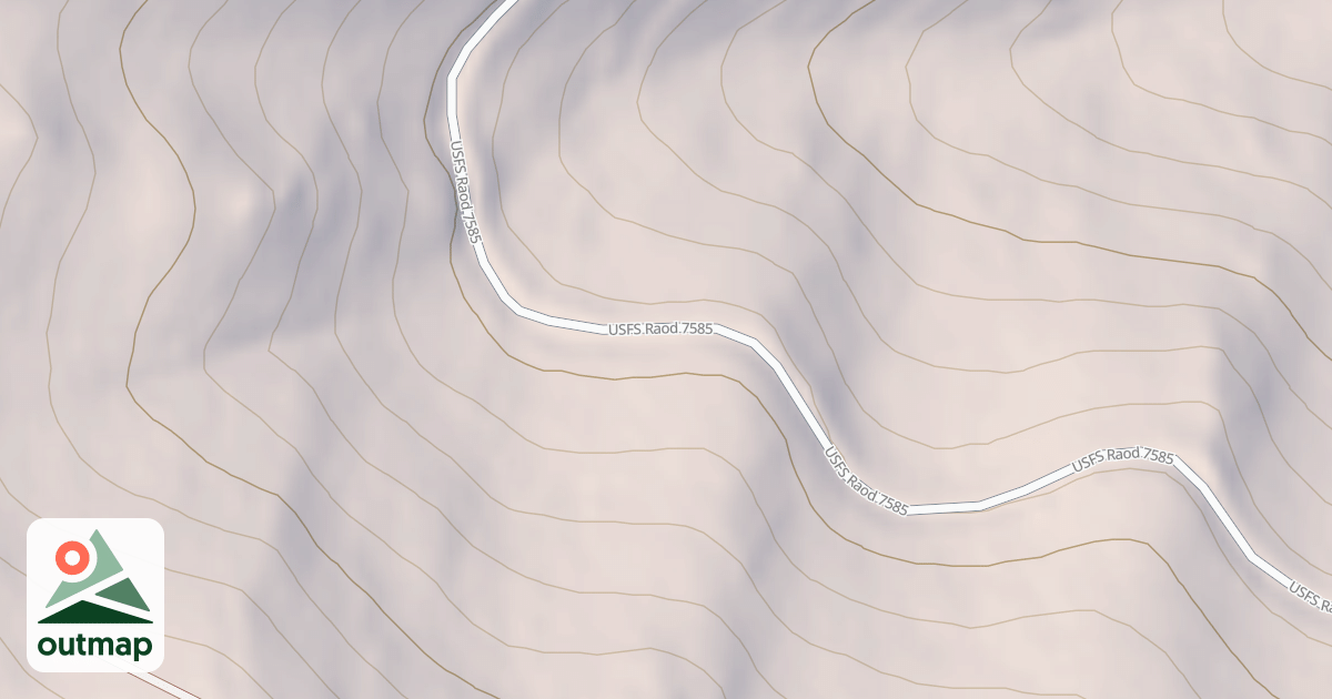 Map of EAST FORK SWAMP CREEK