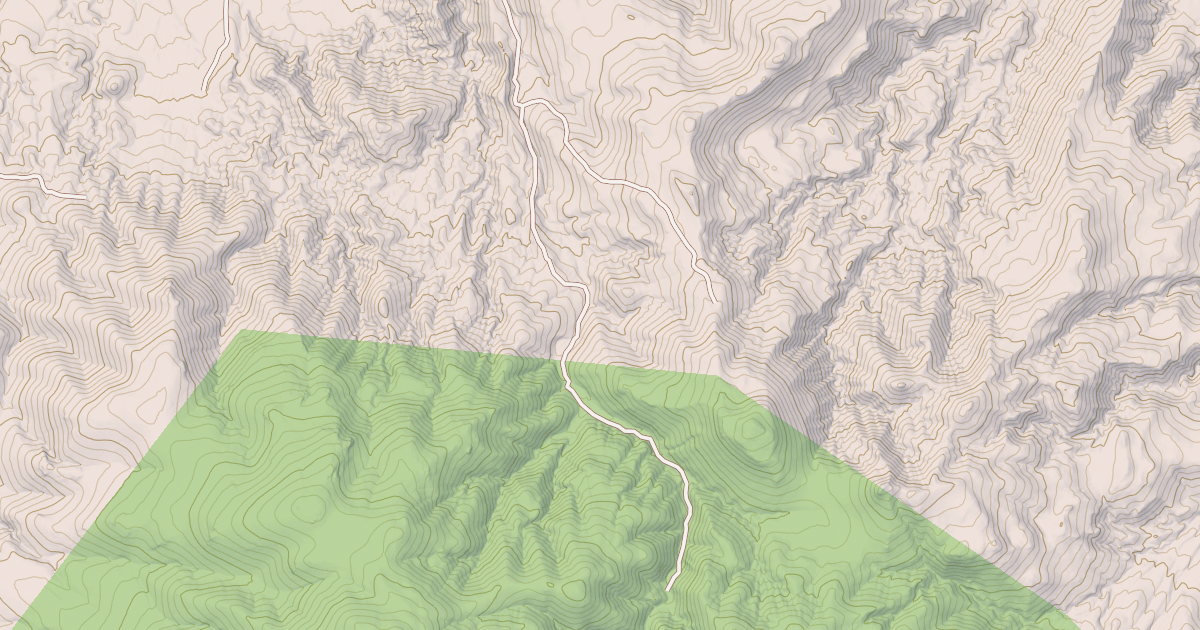 Map preview of MICKY CANYON TRAIL