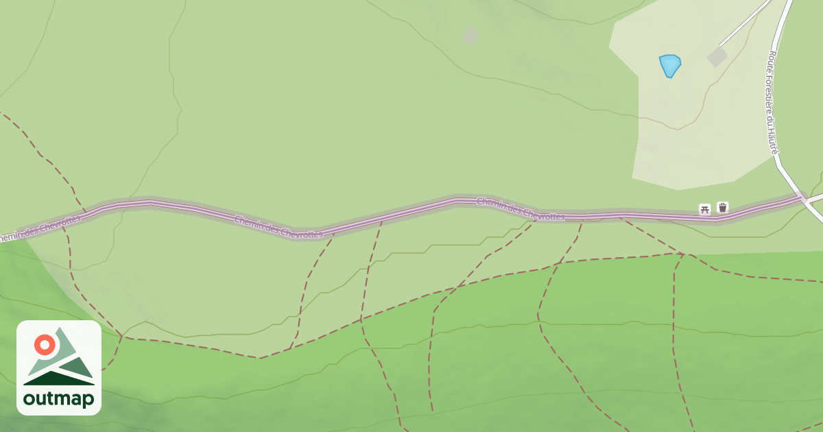 Map of Chemin des Chevrottes