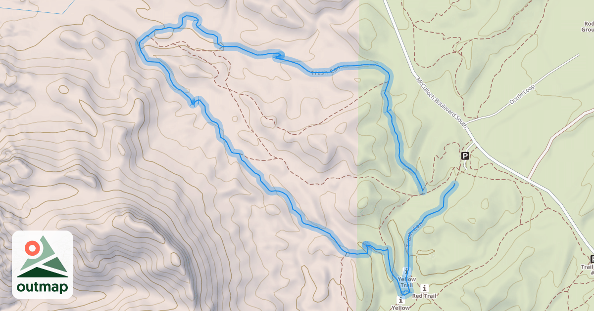 Map of Trash Can