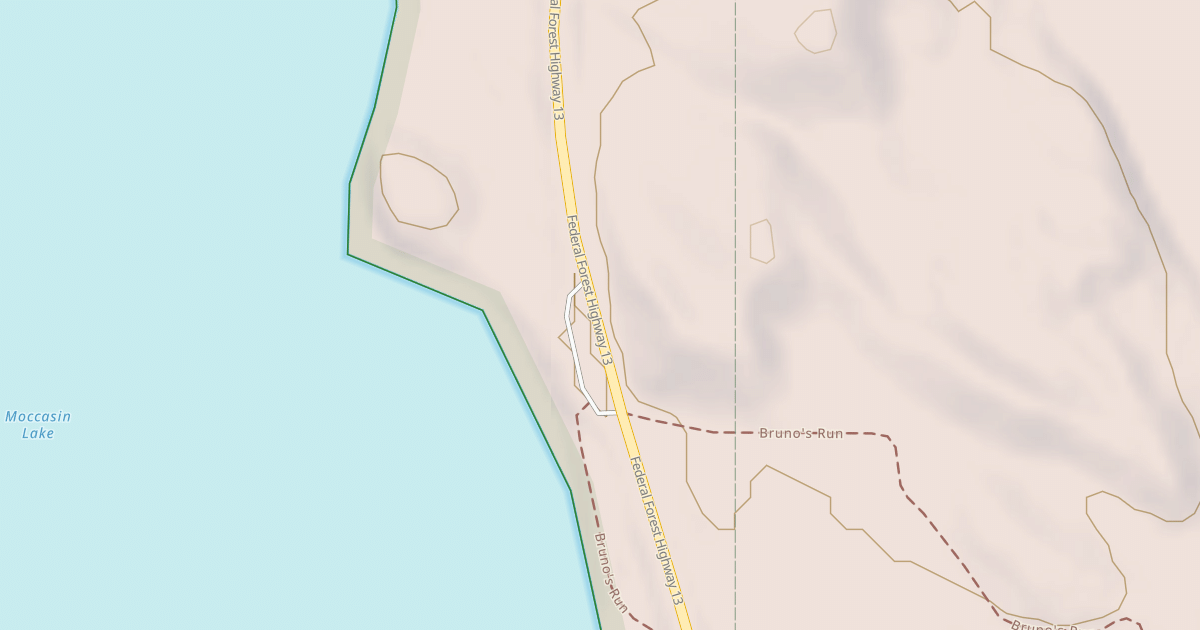 Map preview of MOCCASIN LAKE