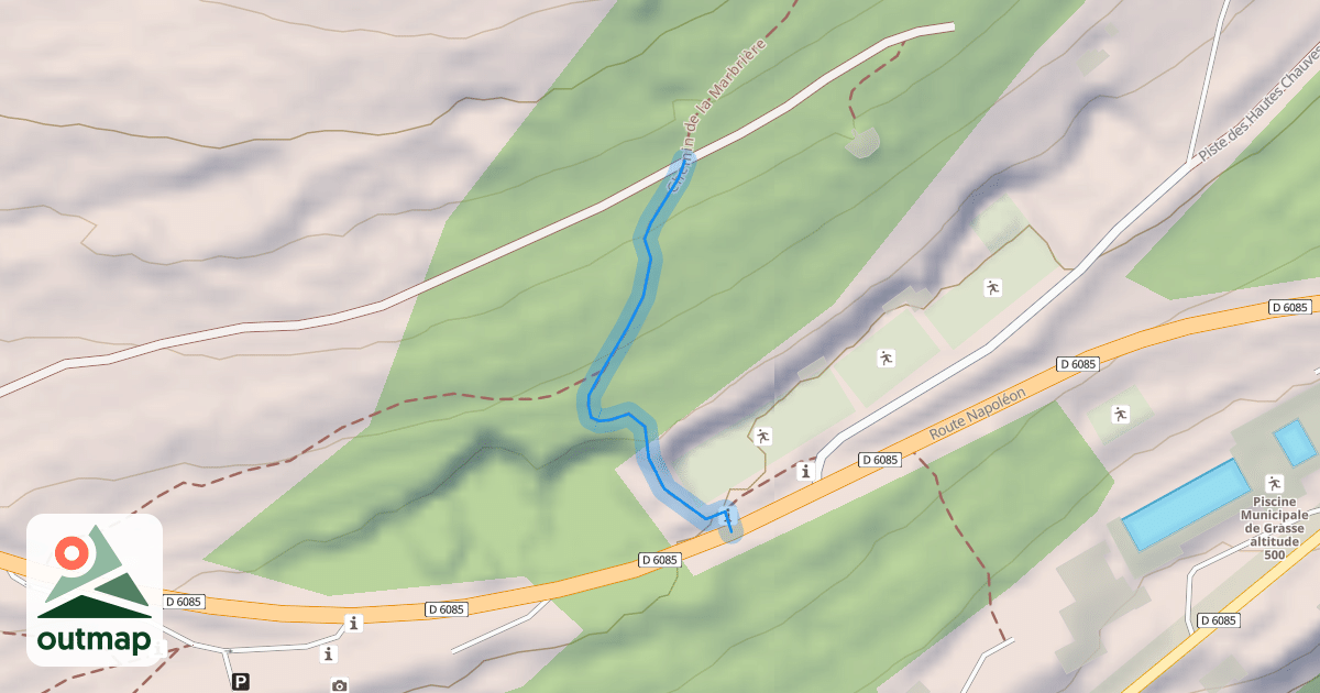 Map of Chemin de la Marbrière