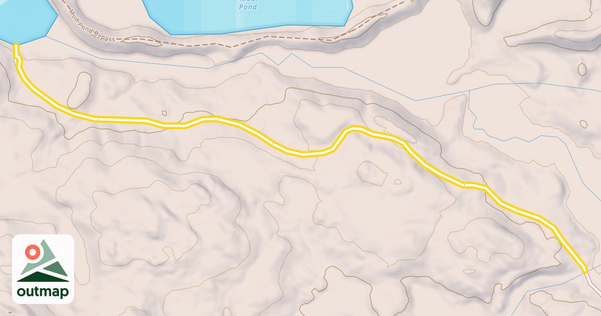 Map of Fish Pond Truck Trail