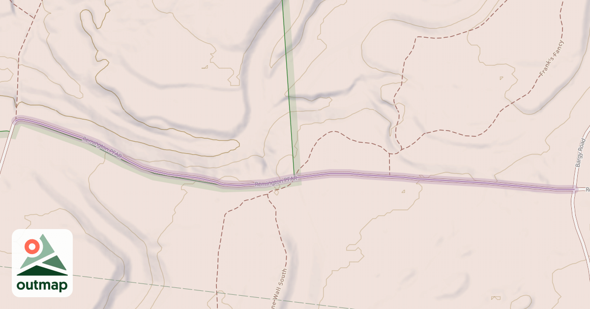 Map of Remington PFAR