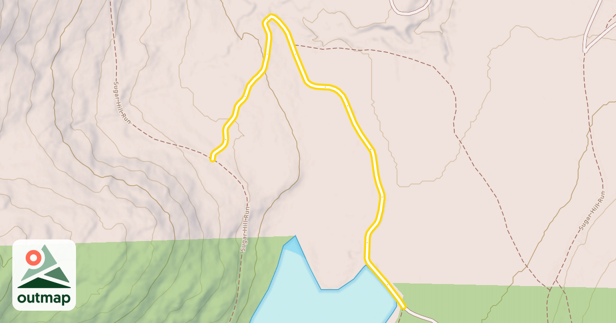 Map of Mud Pond Loop