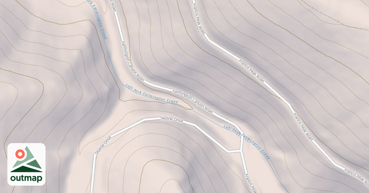 Map of Farmington Canyon Atv