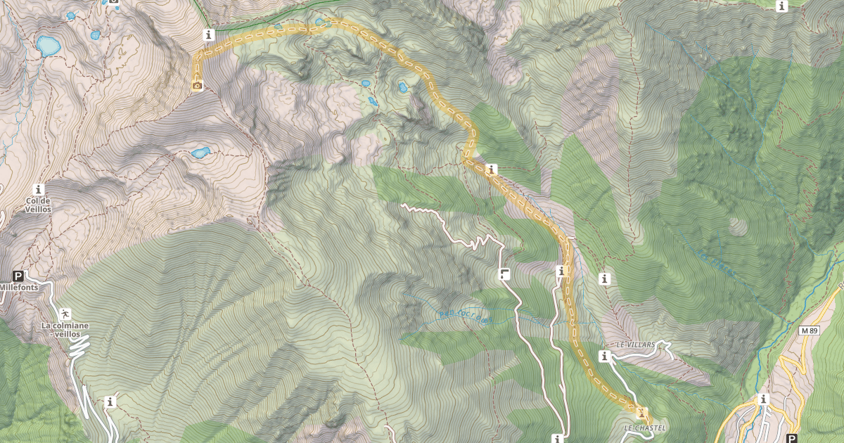 Map preview of Mont Pépoiri — Le Chastel