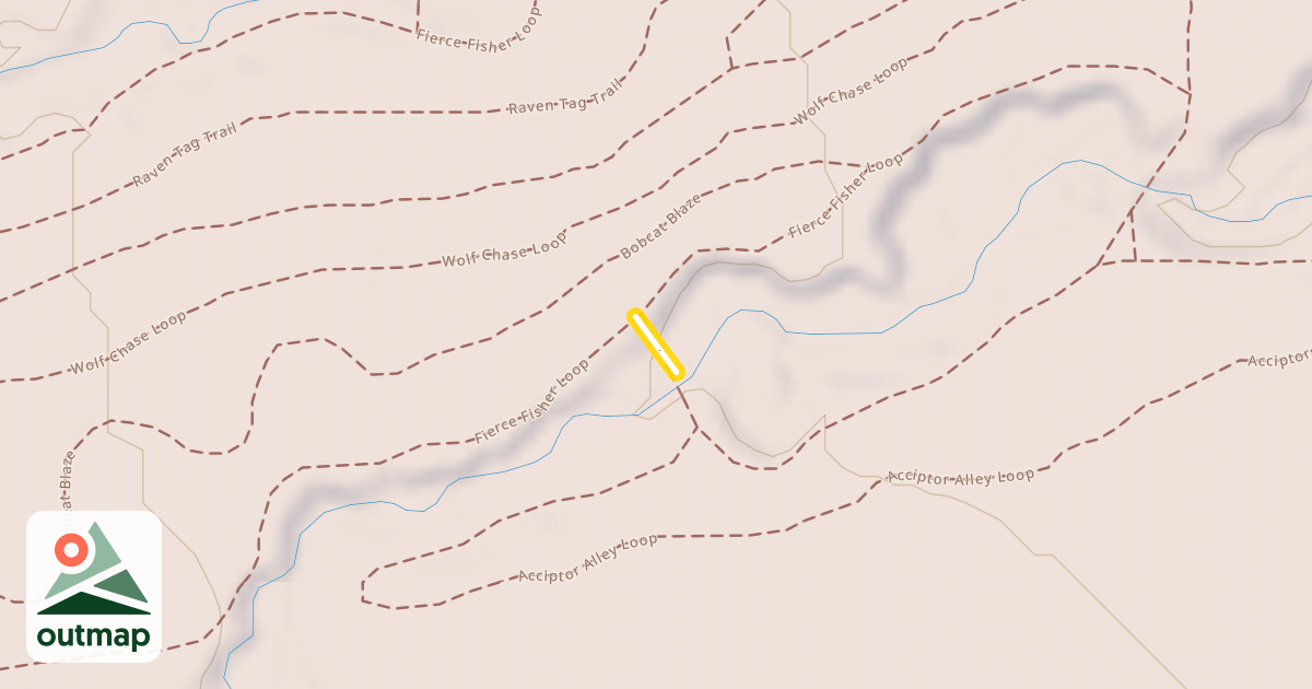 Map of Accipiter Alley Loop