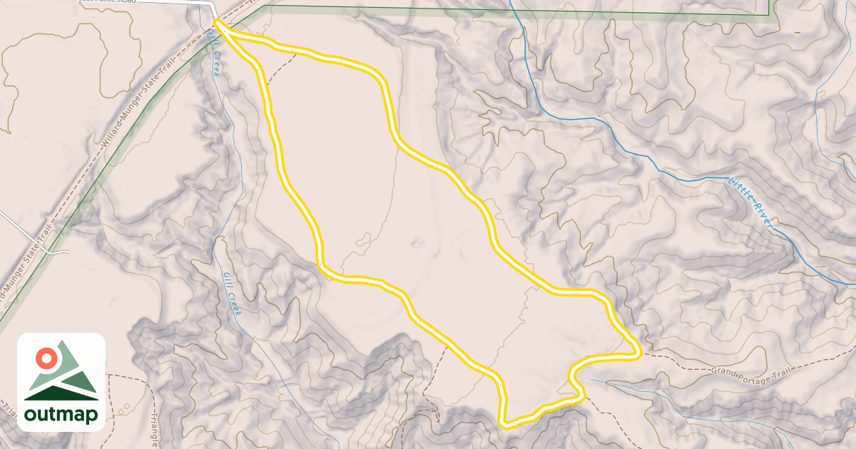 Map of Oak Trail