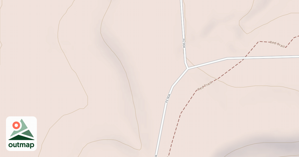 Map of USFS Motor Vehicle Use Map Roads {FA0C65AC-877D-43C7-82C9-7A0ED739B451}