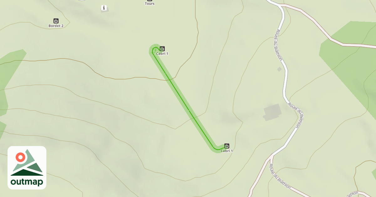Map of Le Cabri