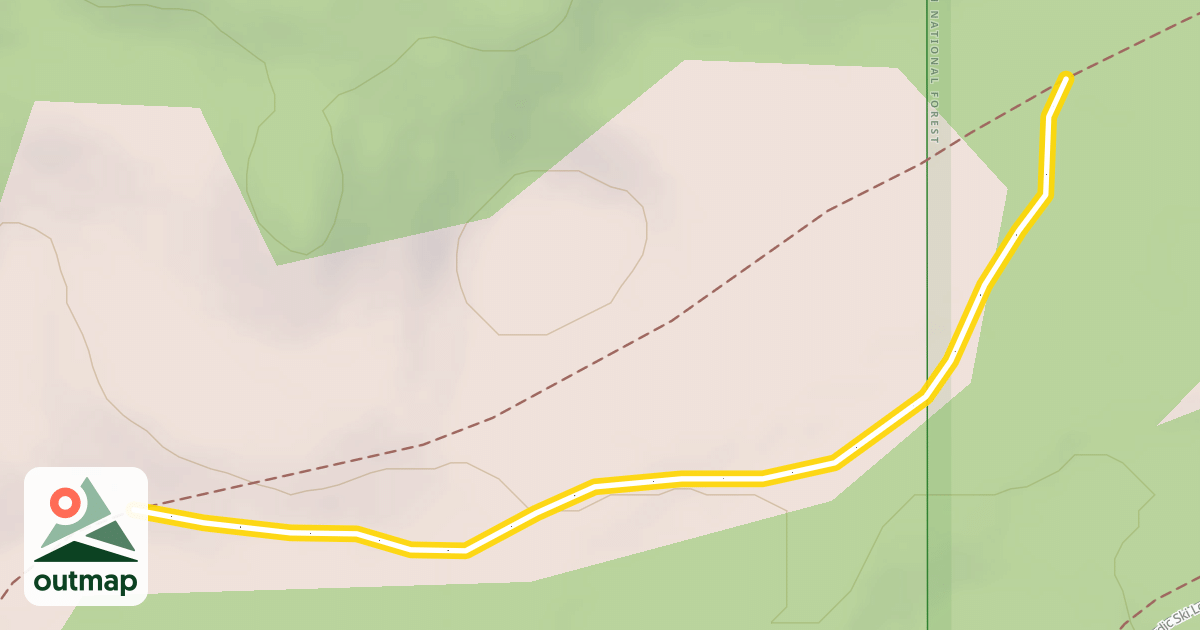 Map of Stumpy's Lower Trail