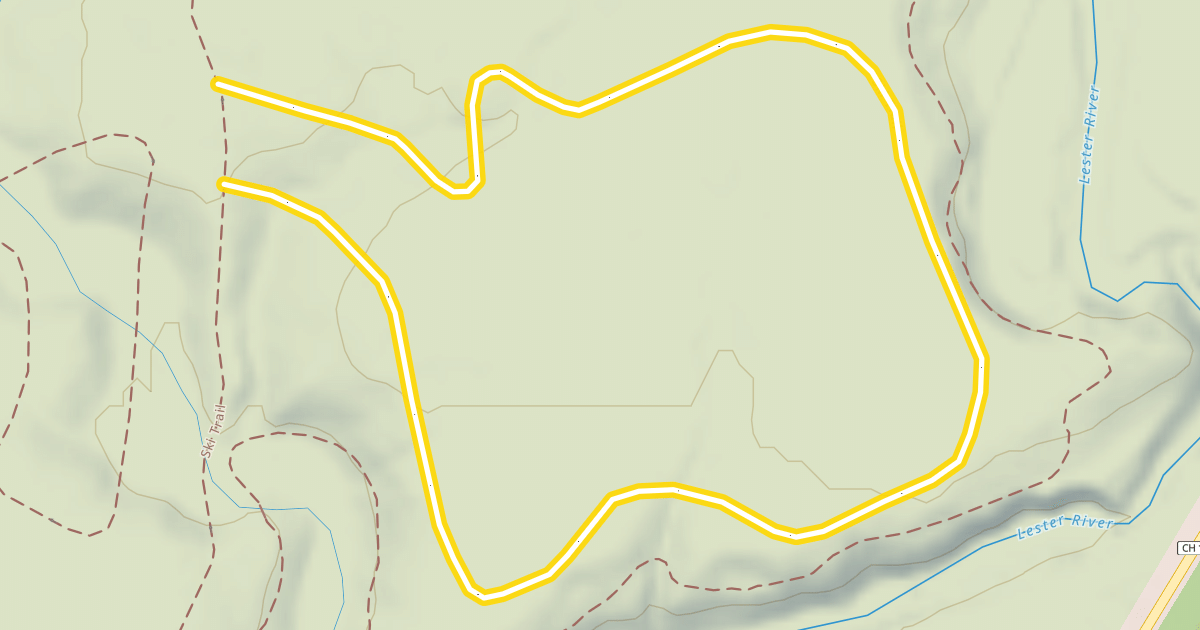 Map preview of Ski Trail