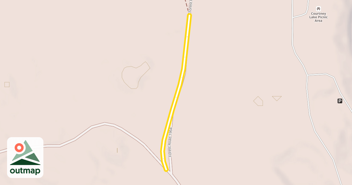 Map of Forest Road 1964