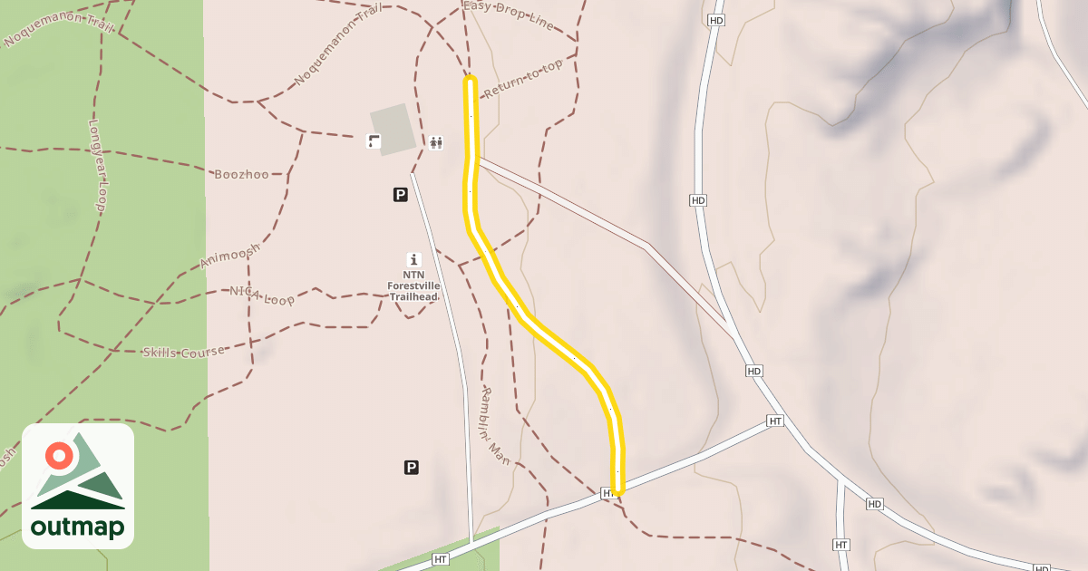 Map of Noquemanon Trail