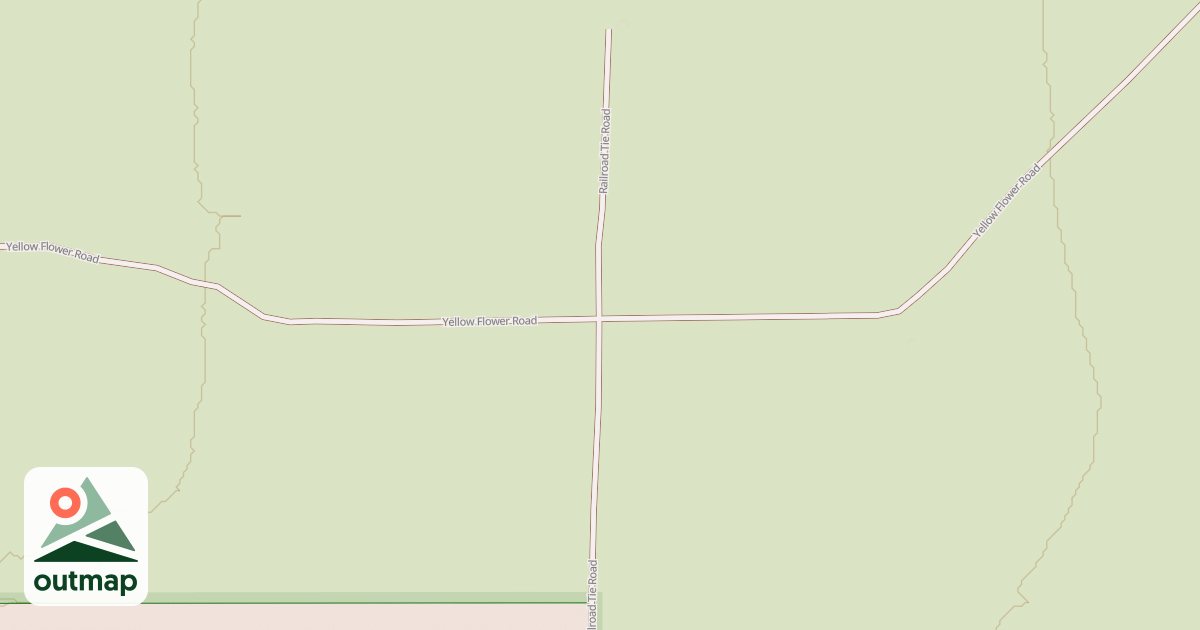Map of RAILROAD TIE