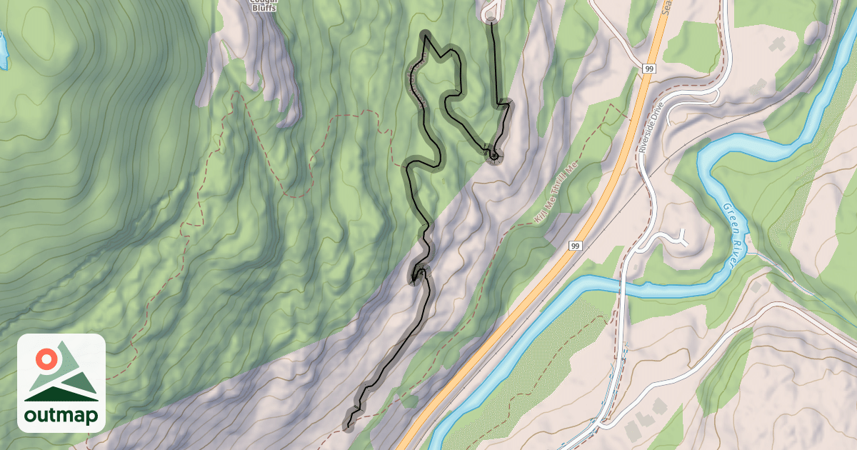 Map of North of Town