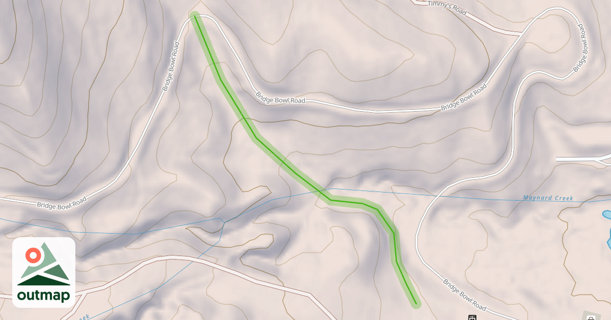 Map of Sawmill Gulch