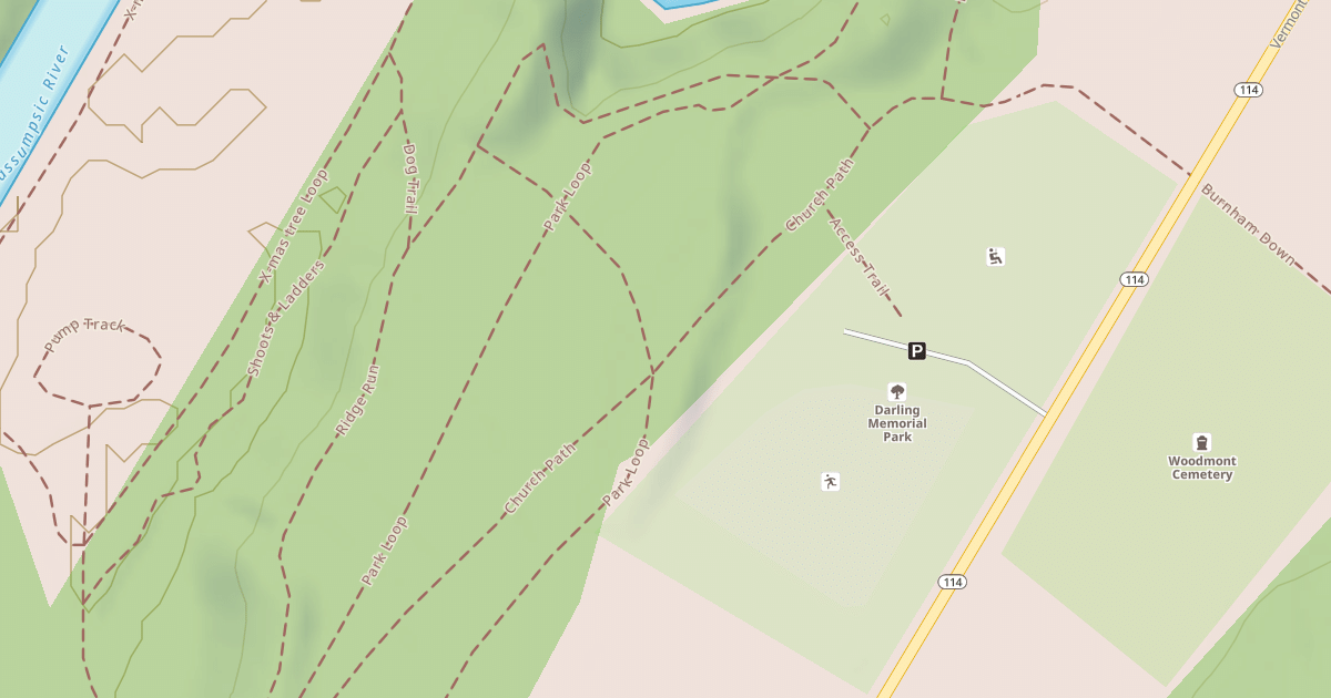 Map preview of Church Path