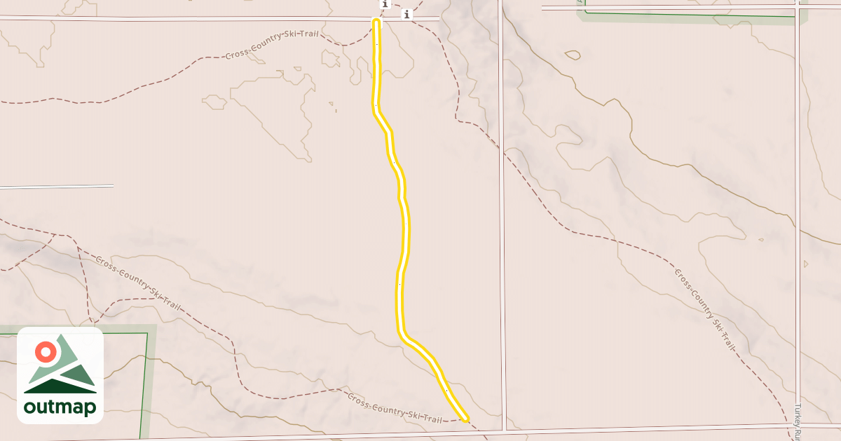 Map of Cross-Country Ski Trail