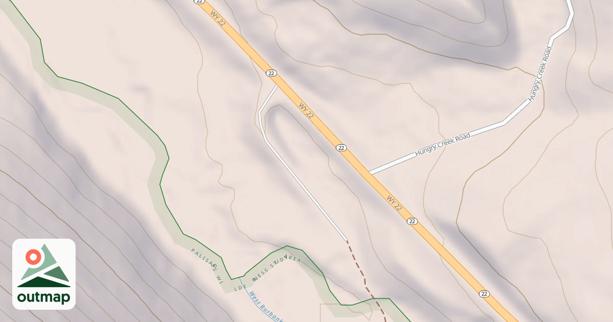 Map of BURBANK