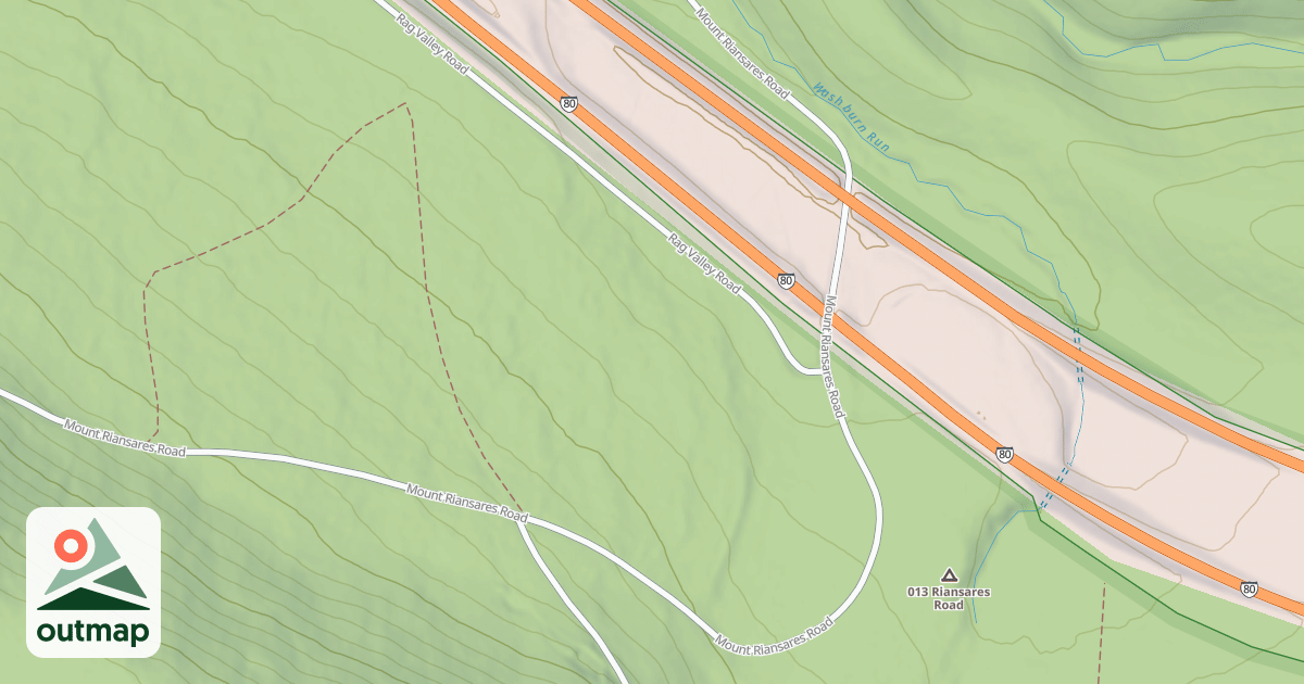 Map of Bald Eagle State Forest Snowmobile Trails