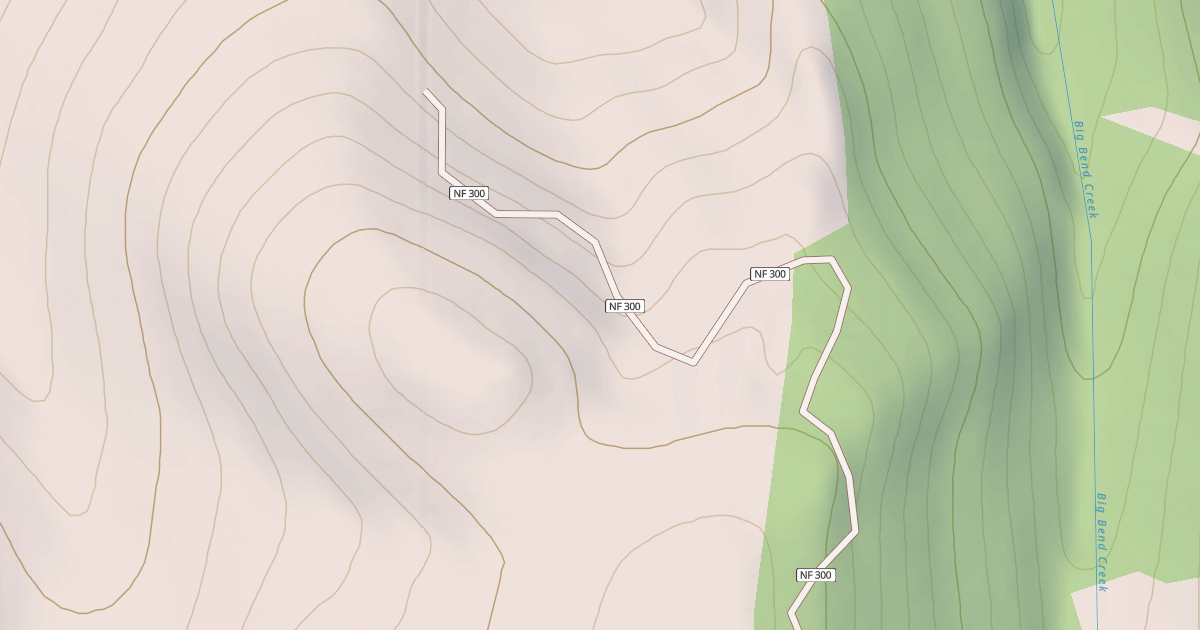 Map preview of BULLDOG CREEK - PYRAMID ROCK