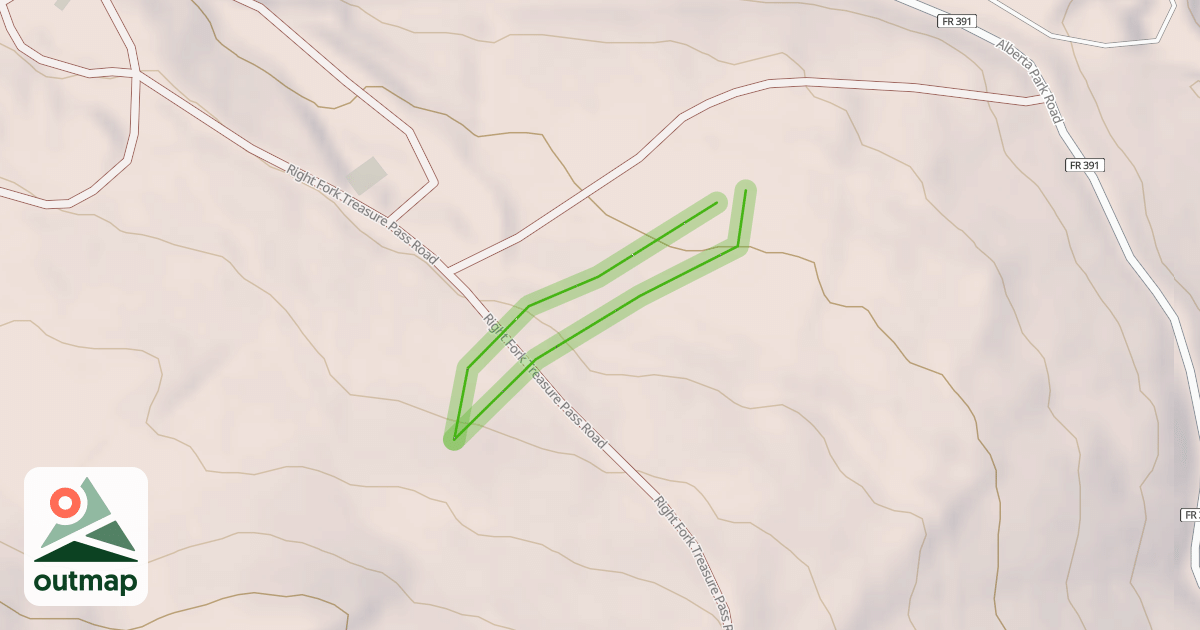 Map of Spencer's Run