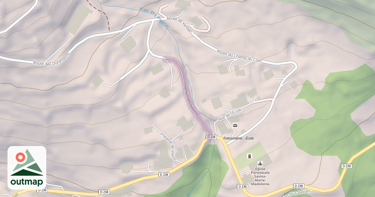 Map of Chemin des Noyers