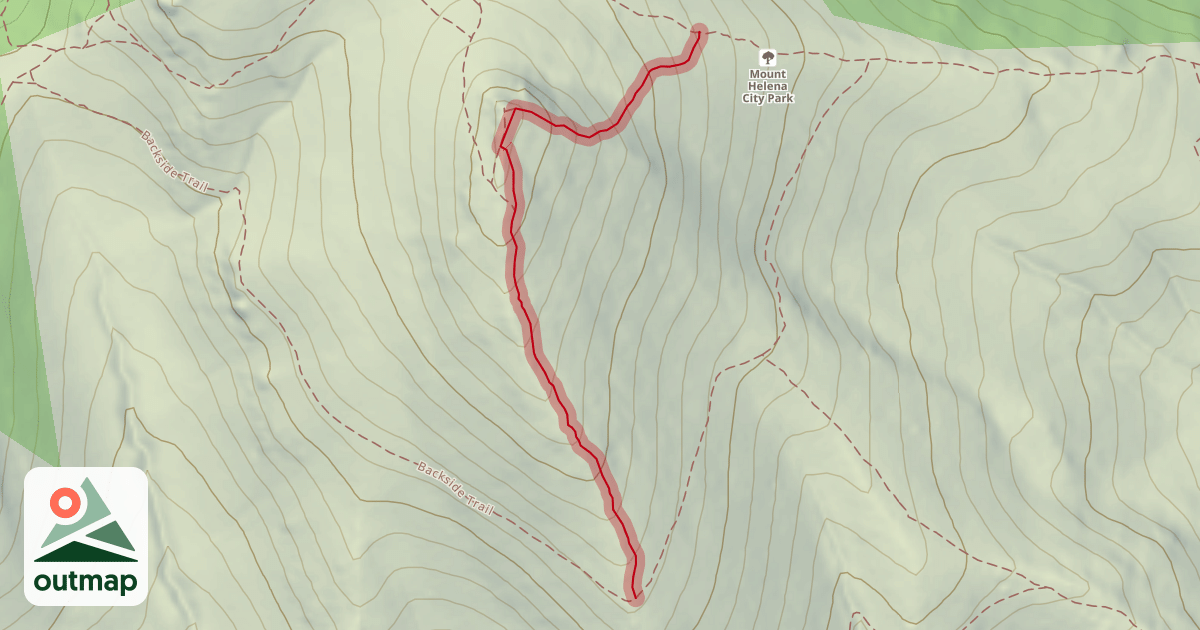 Map of Hogback Trail
