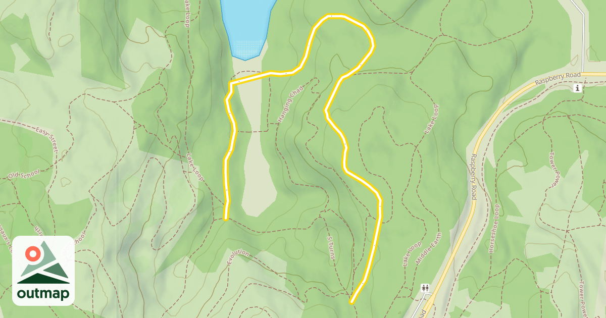 Map of Inner Lake Loop