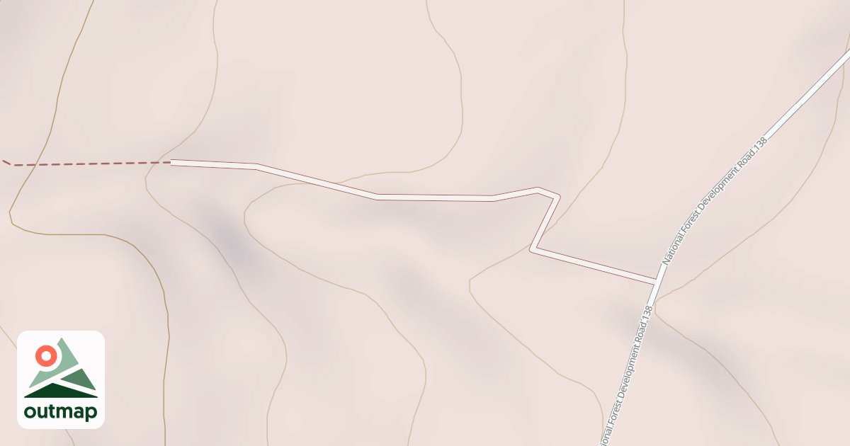 Map of BELLAS CANYON
