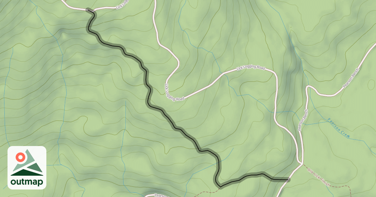 Map of Lick Lower