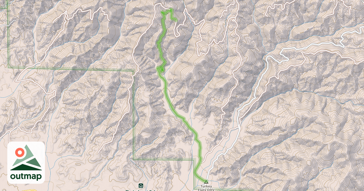 Map of Forest Service Route 15E07