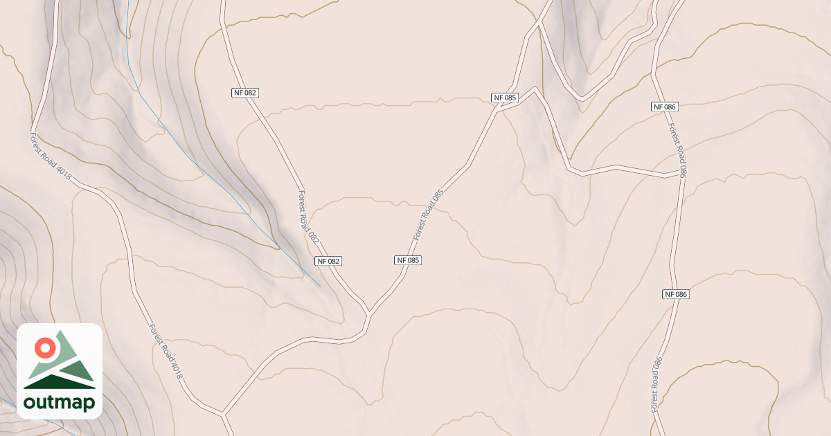 Map of JAMMER RIDGE