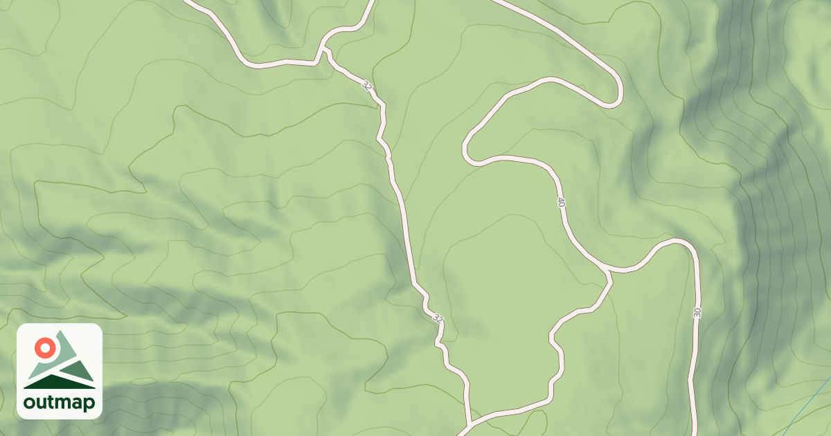 Map of USFS Motor Vehicle Use Map Trails 6847