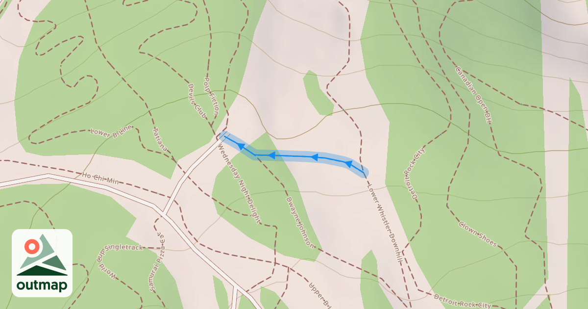 Map of B-Line Connector