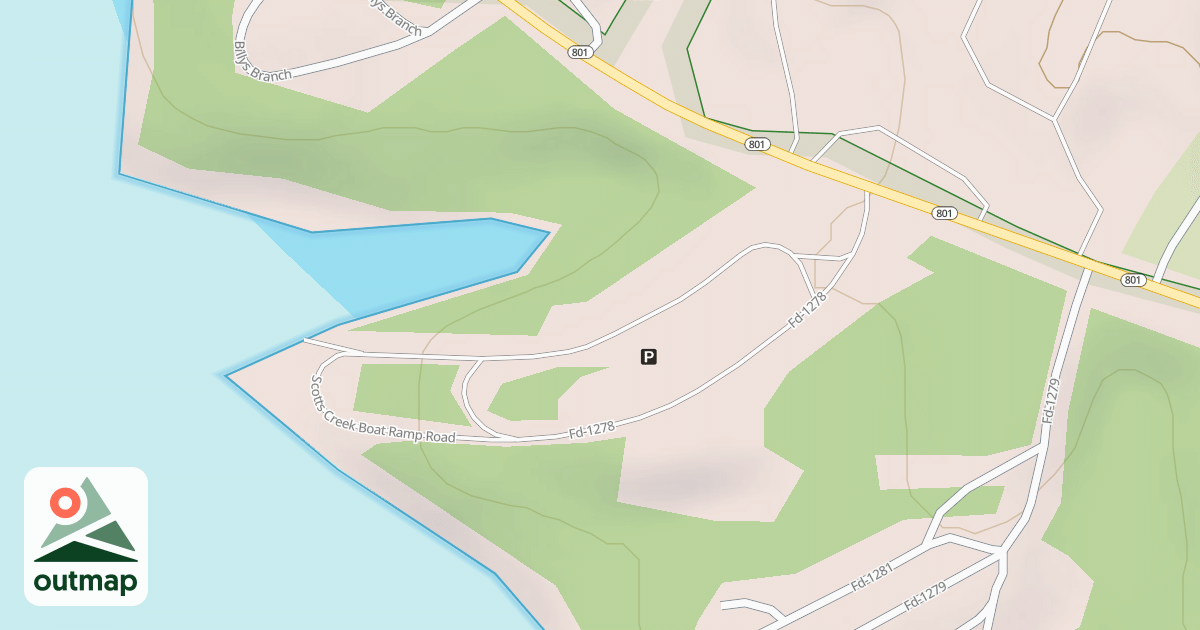Map of SCOTTS CREEK