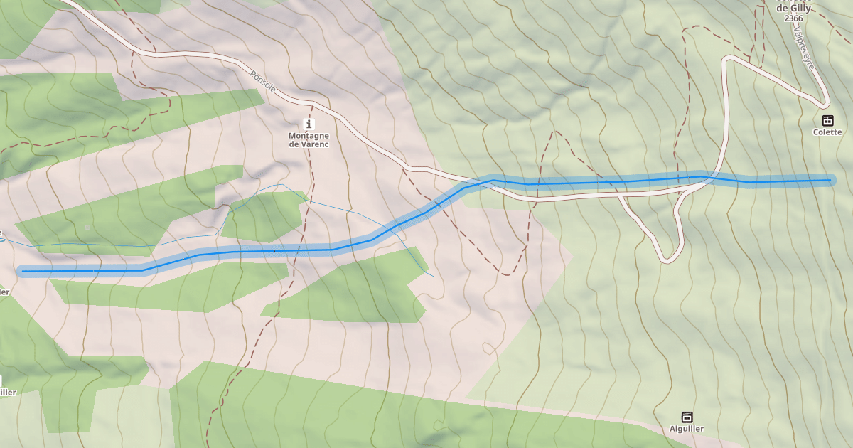 Map preview of Le Vallon