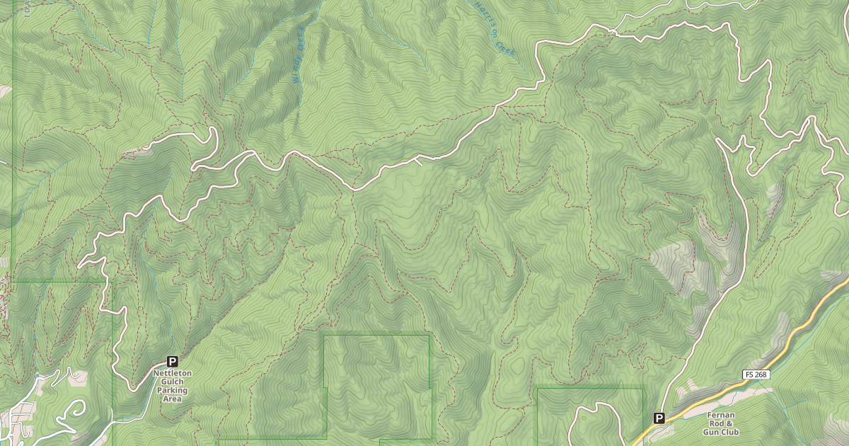 Map preview of USFS Motor Vehicle Use Map Trails 12881