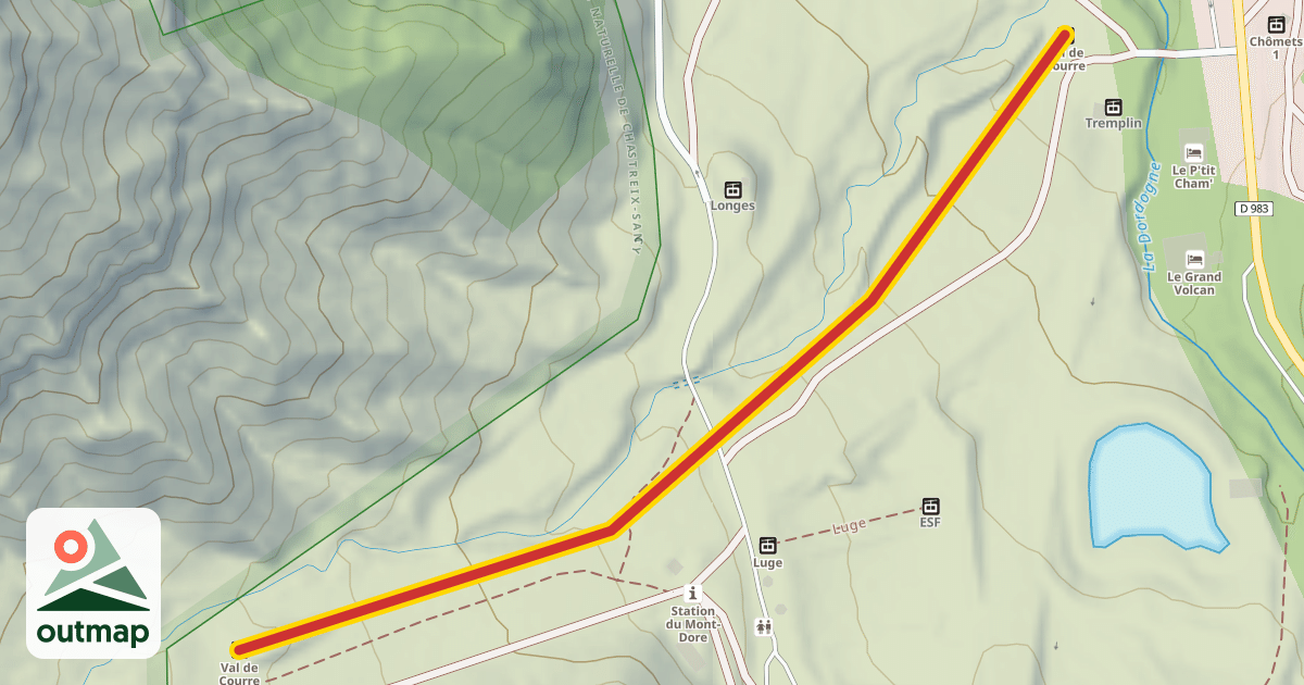 Map of Val de Courre