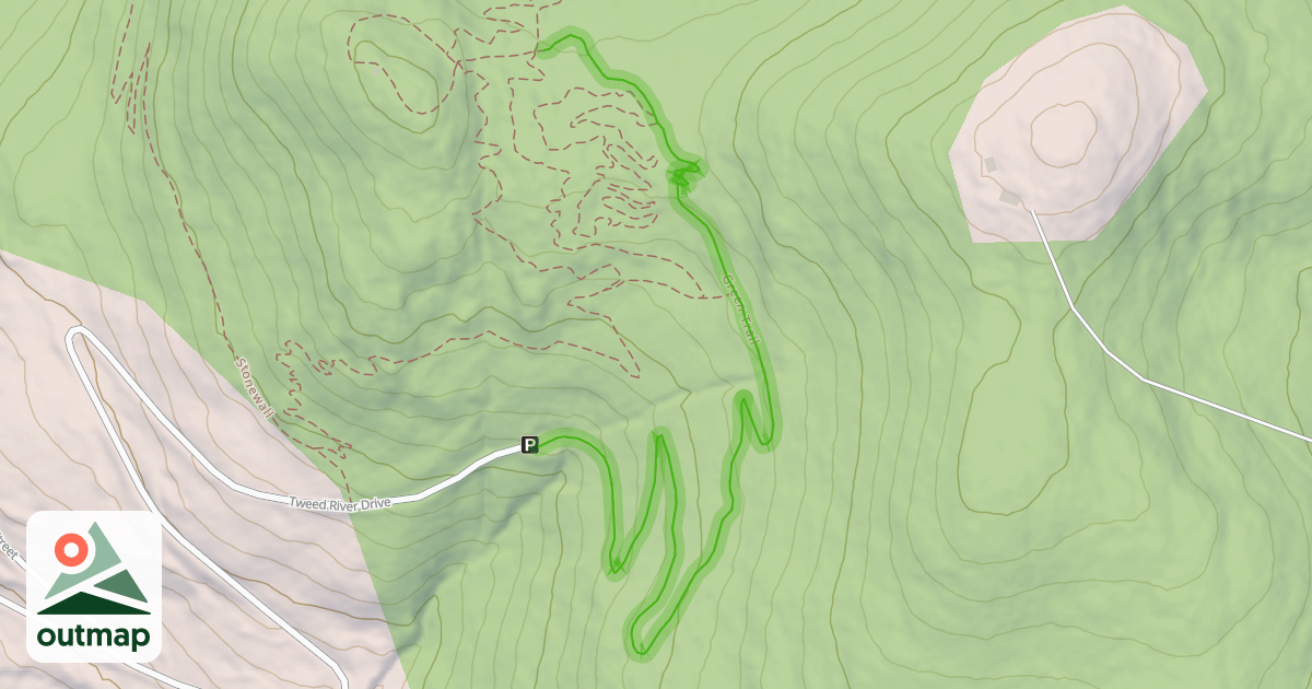 Map of Green Trail
