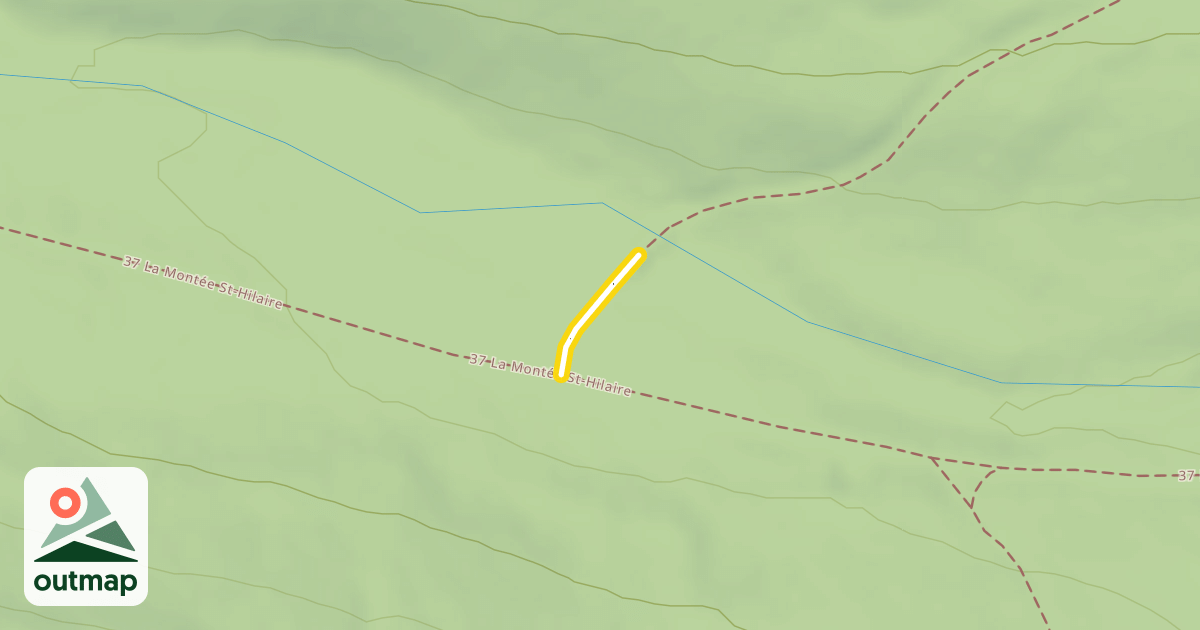 Map of 37 La Montée St-Hilaire