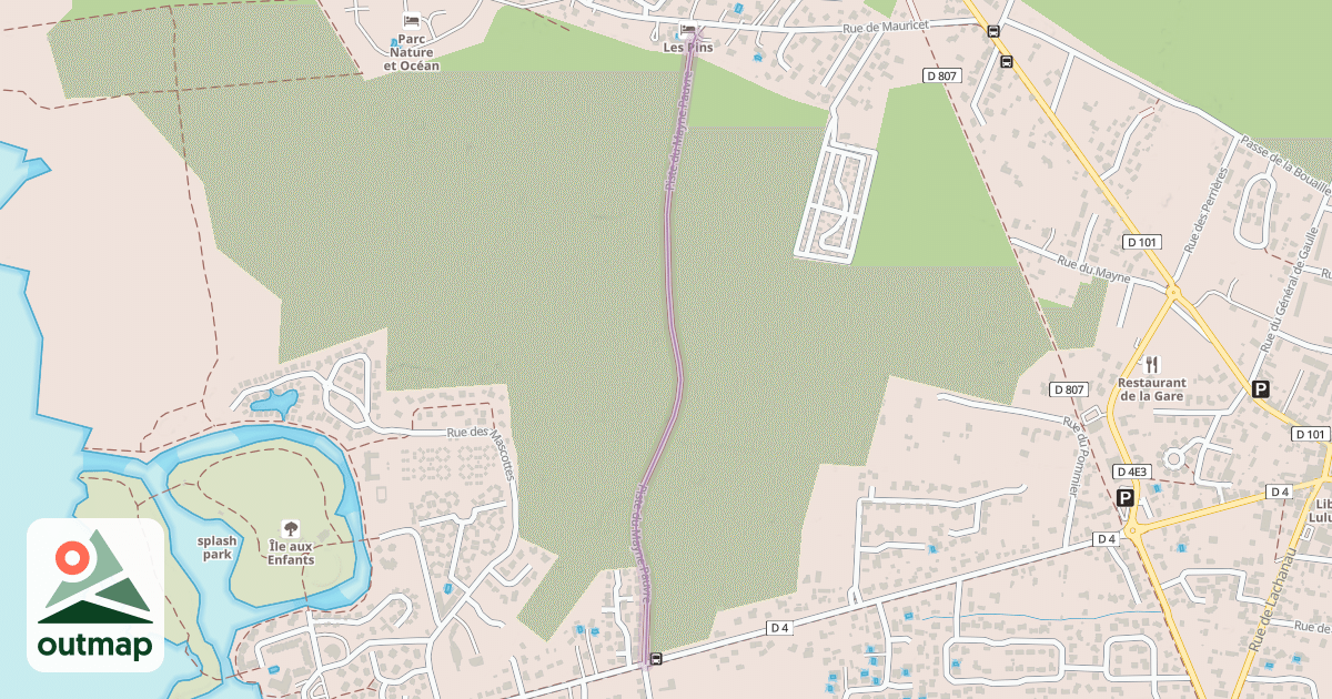 Map of Piste du Mayne Pauvre