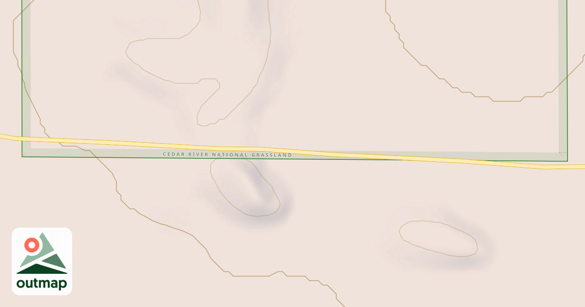 Map of SIOUX COUNTY ROAD 10
