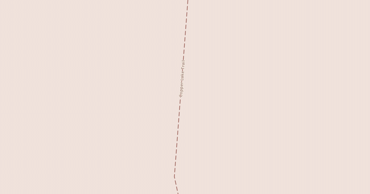 Map preview of Copper Lake Trail