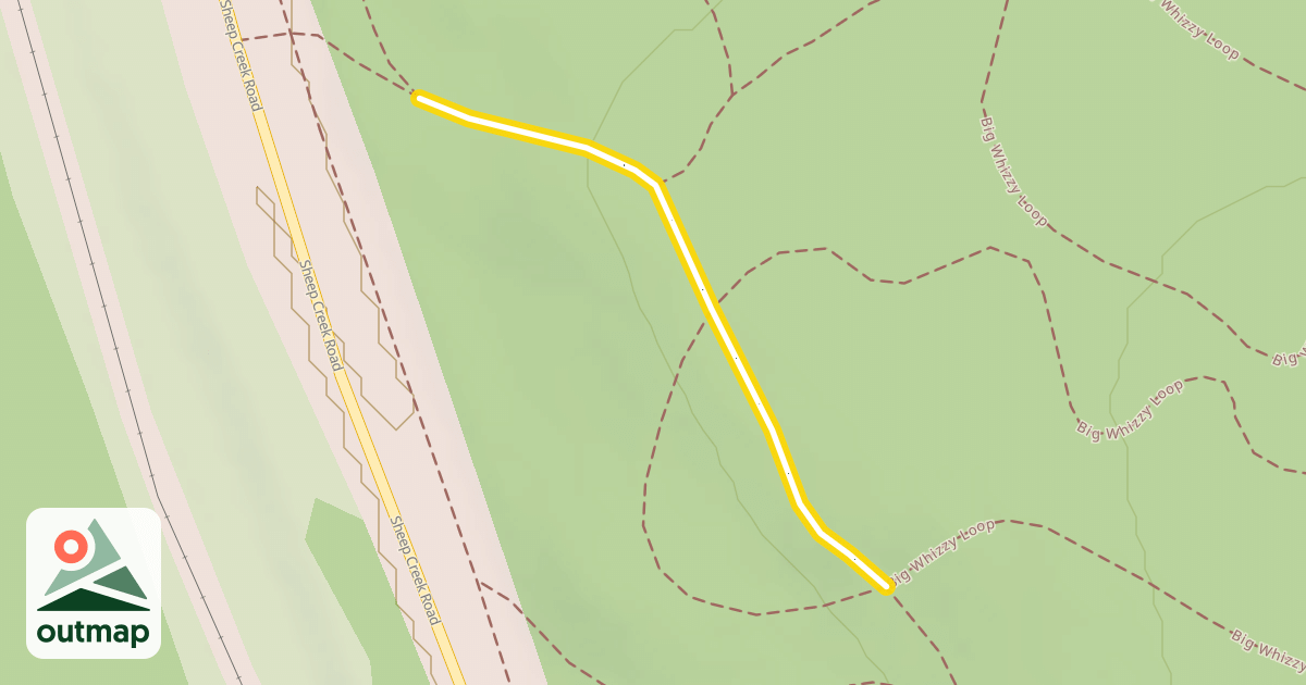 Map of Big Whizzy Loop