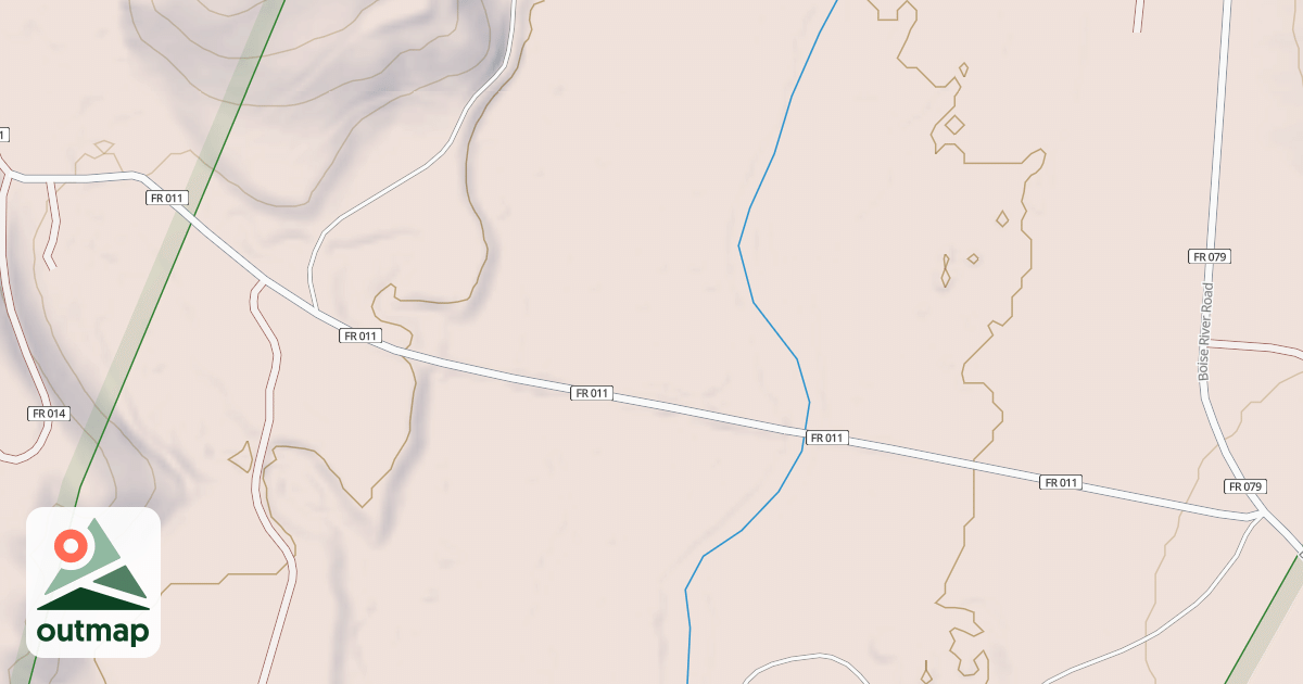 Map of SKUNK CR