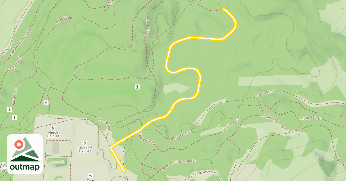 Map of Mize Loop