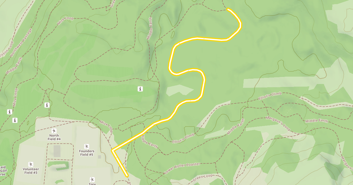 Map preview of Mize Loop